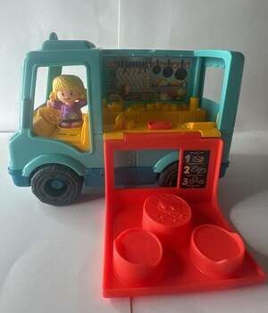 Fisher-Price Little People Serve It Up Food Truck with Figure